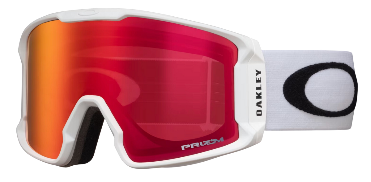 Oakley Line Miner L - Matte White with PRIZM™ Torch Iridium GBL