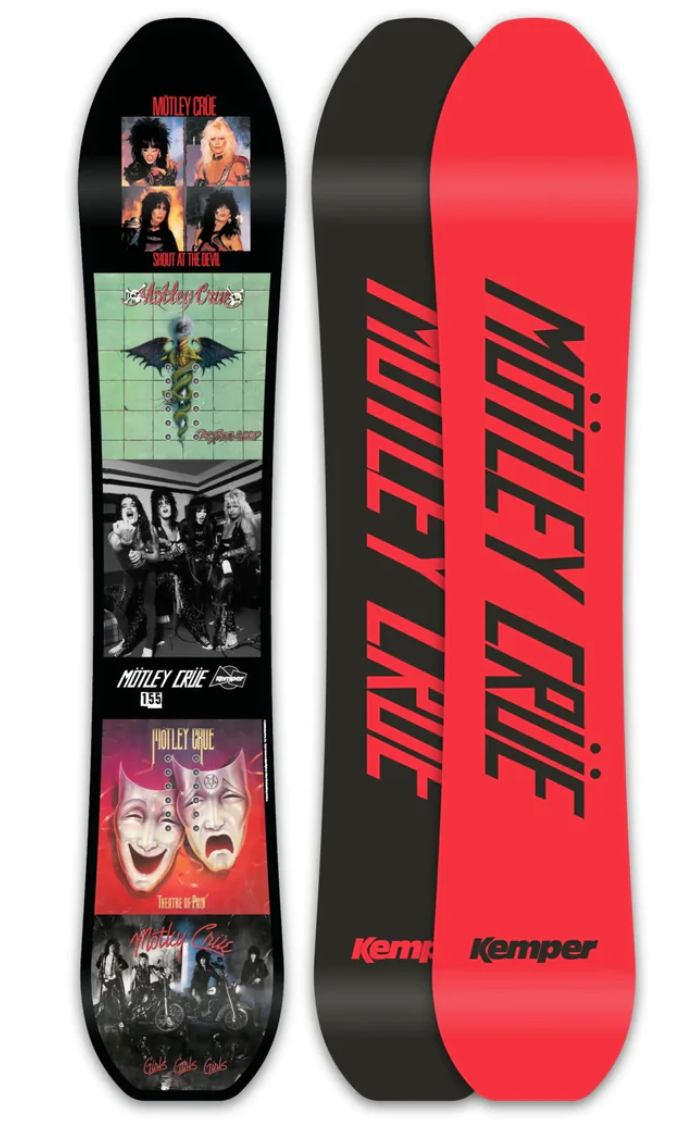 Kemper Freestyle x Motley Crüe Snowboard