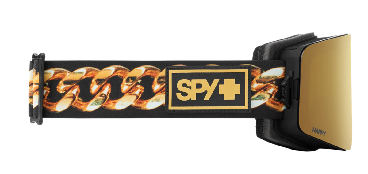 SPY Optics Marauder - Club Midnite with Happy Bronze Gold Spectra Mirror + Happy LL Gray Green Red Spectra Mirror