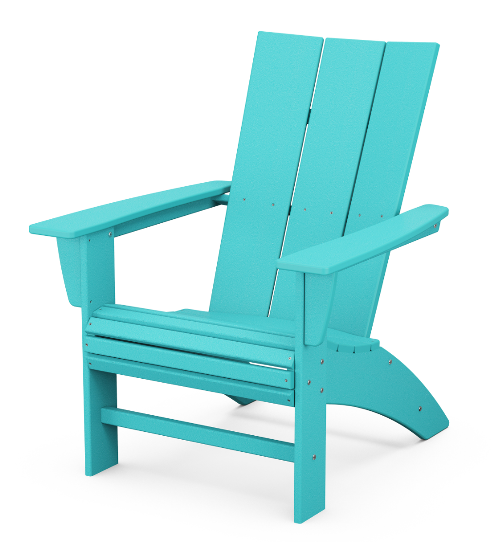 POLYWOOD® Modern Curveback Adirondack Chair