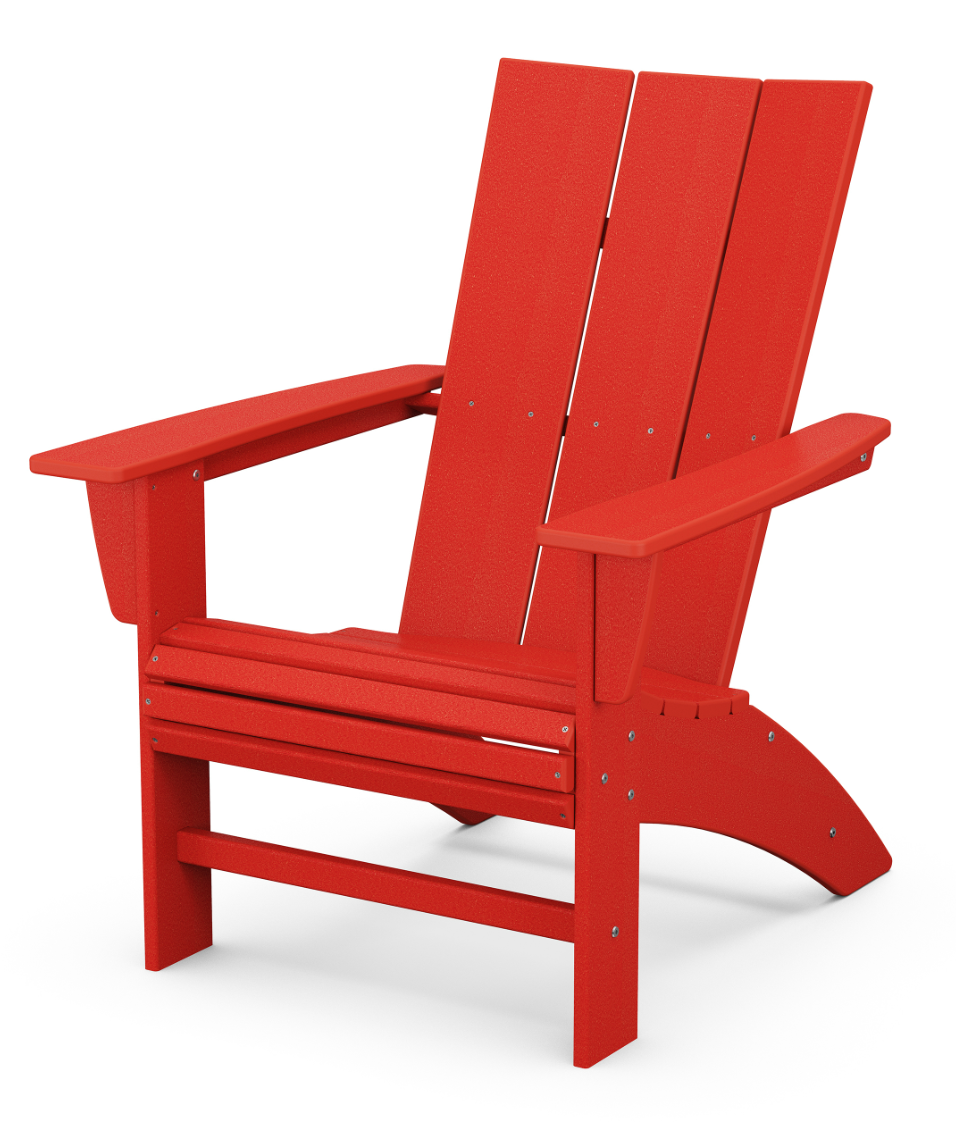 POLYWOOD® Modern Curveback Adirondack Chair