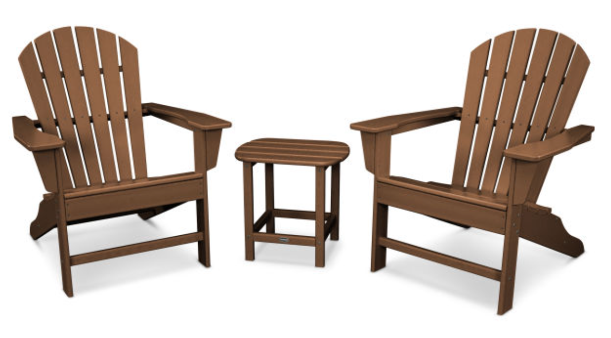 POLYWOOD® South Beach Adirondack 3-Piece Set