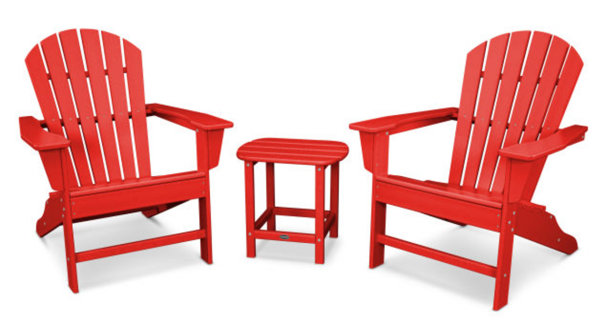 POLYWOOD® South Beach Adirondack 3-Piece Set