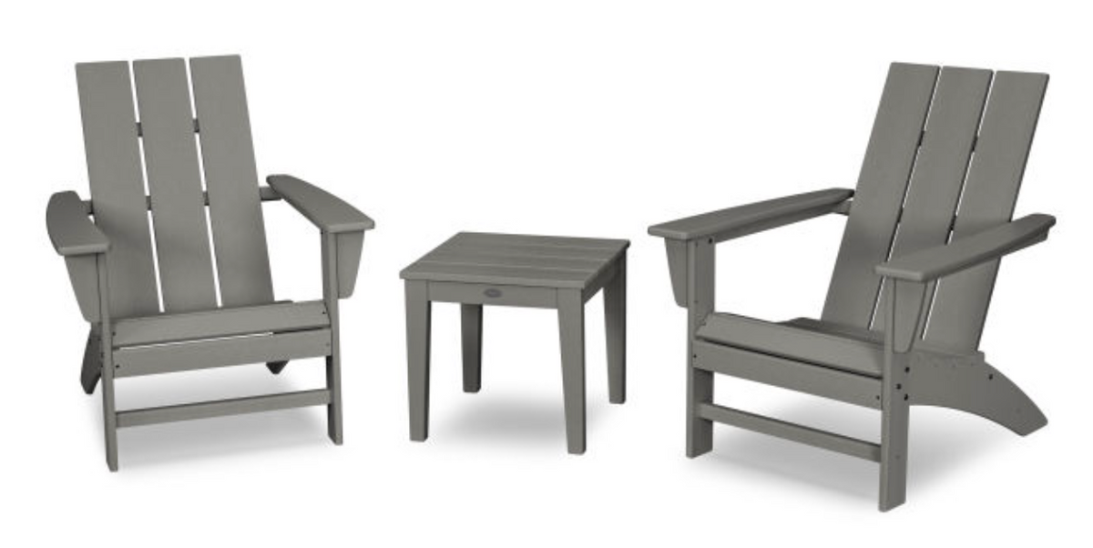 POLYWOOD® Modern Adirondack 3-Piece Set