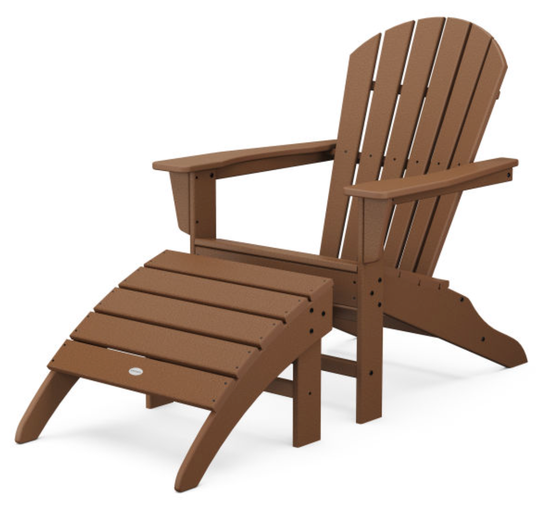 POLYWOOD® South Beach Adirondack 2-Piece Set