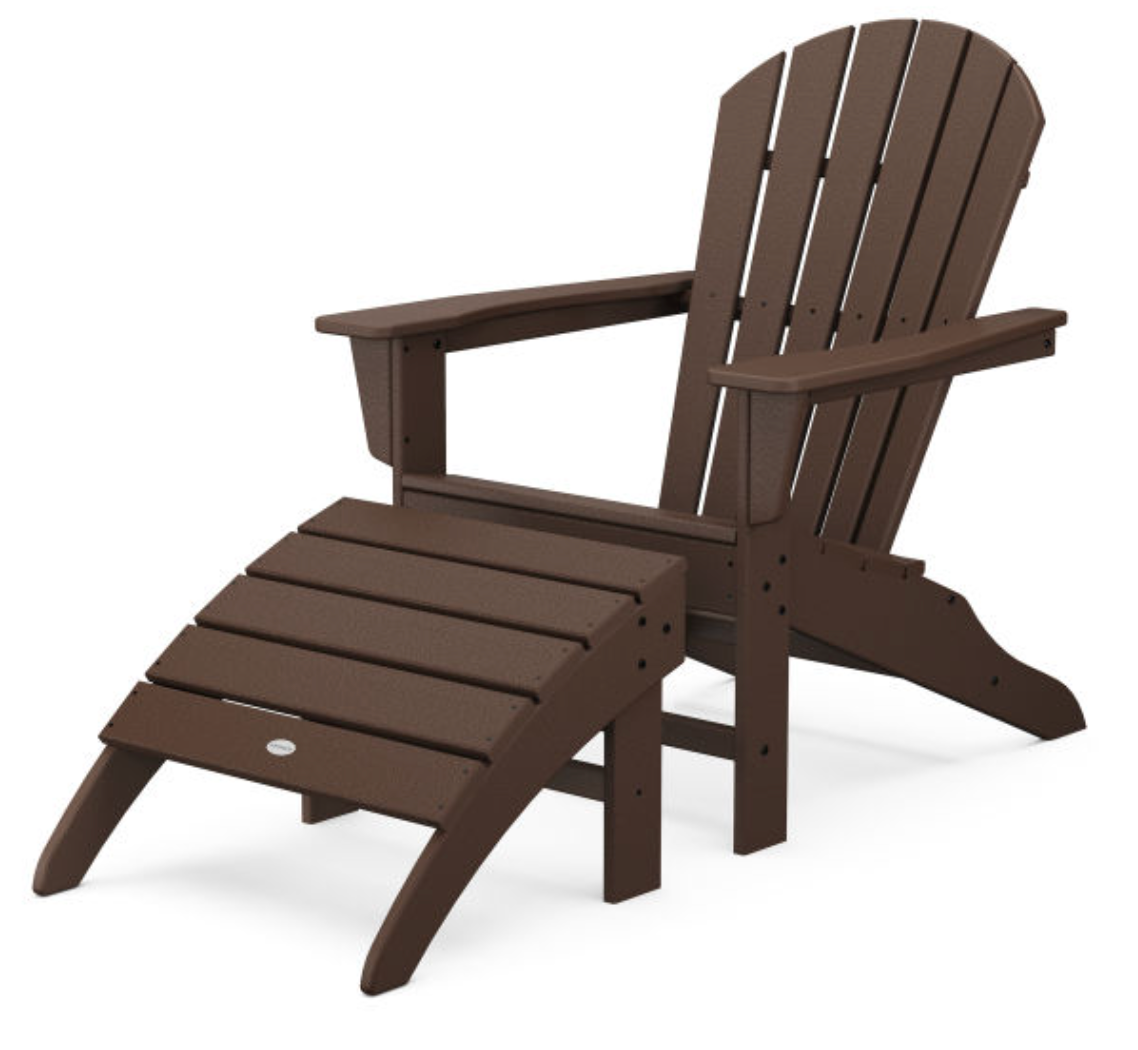 POLYWOOD® South Beach Adirondack 2-Piece Set