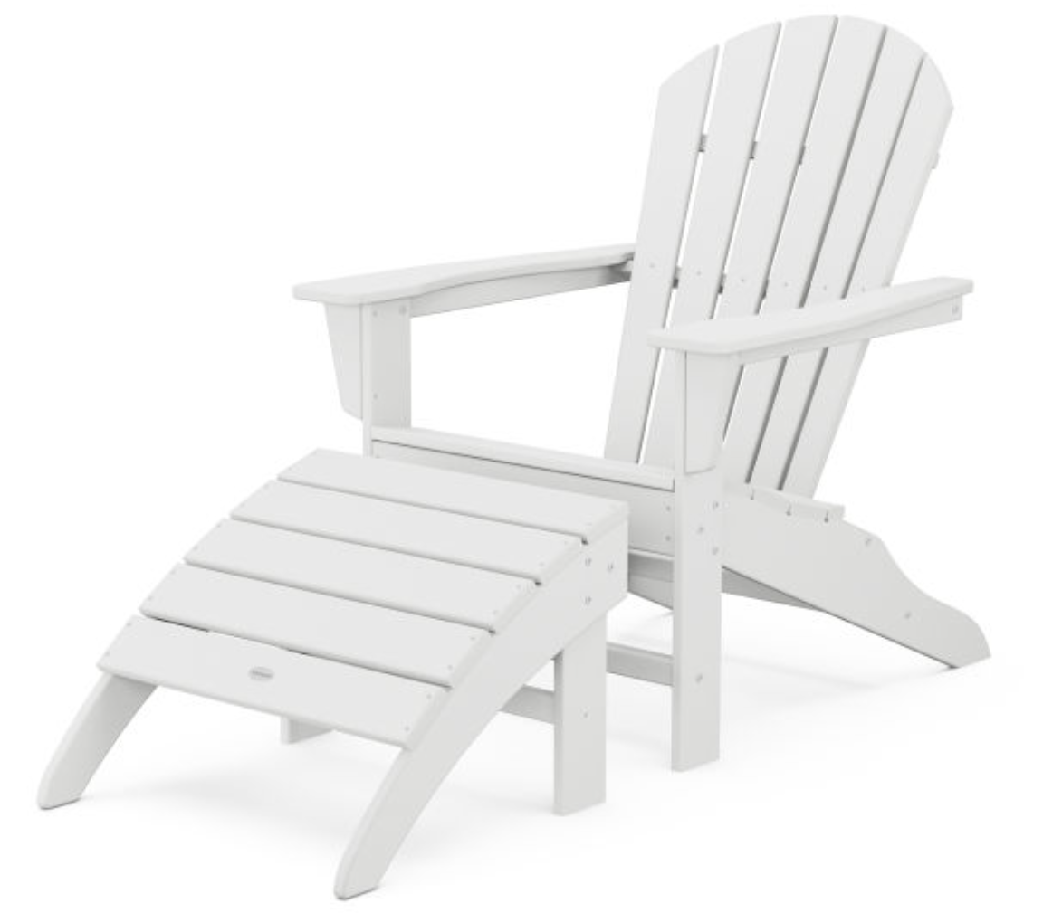 POLYWOOD® South Beach Adirondack 2-Piece Set