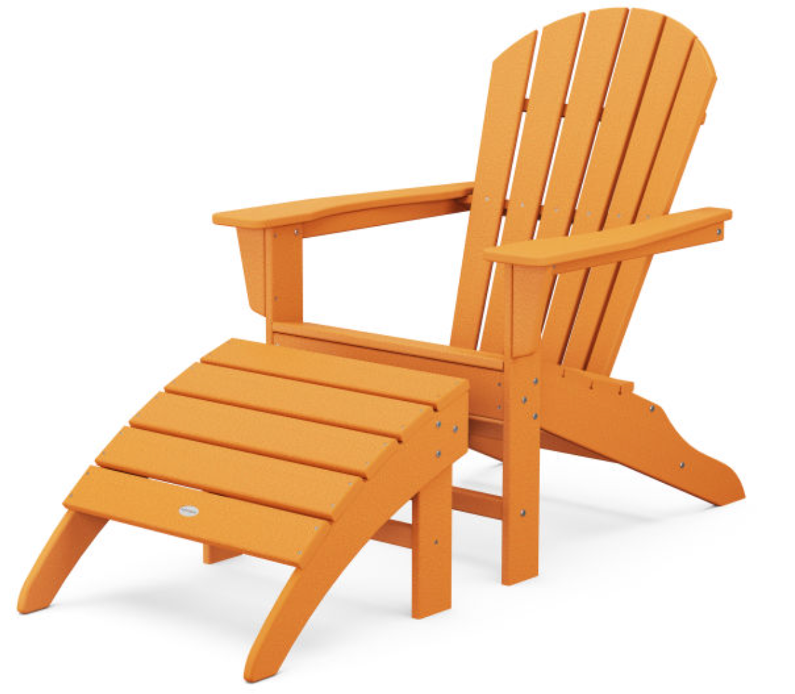 POLYWOOD® South Beach Adirondack 2-Piece Set