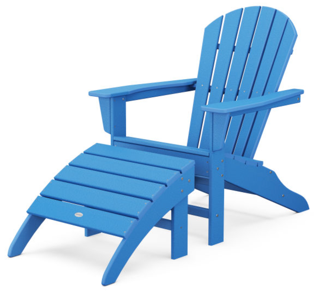 POLYWOOD® South Beach Adirondack 2-Piece Set