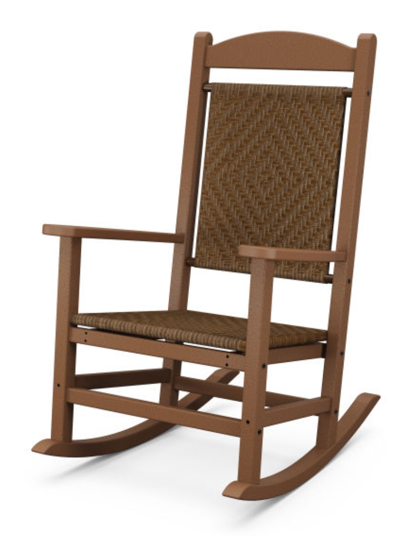 POLYWOOD® Presidential Woven Rocking Chair