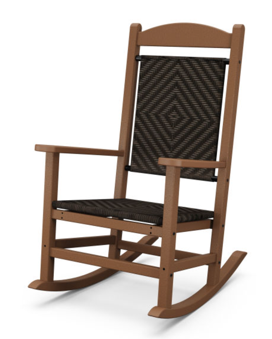 POLYWOOD® Presidential Woven Rocking Chair