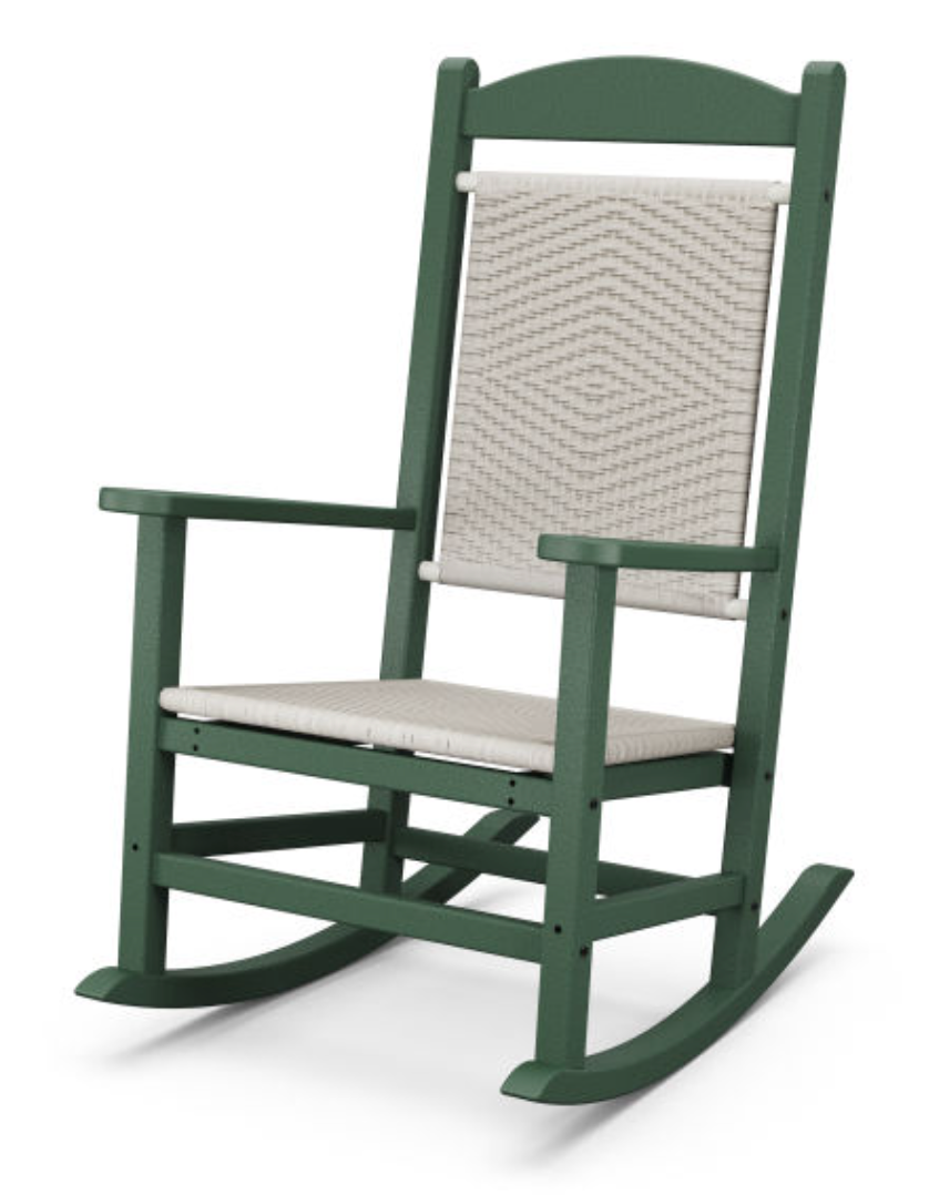 POLYWOOD® Presidential Woven Rocking Chair