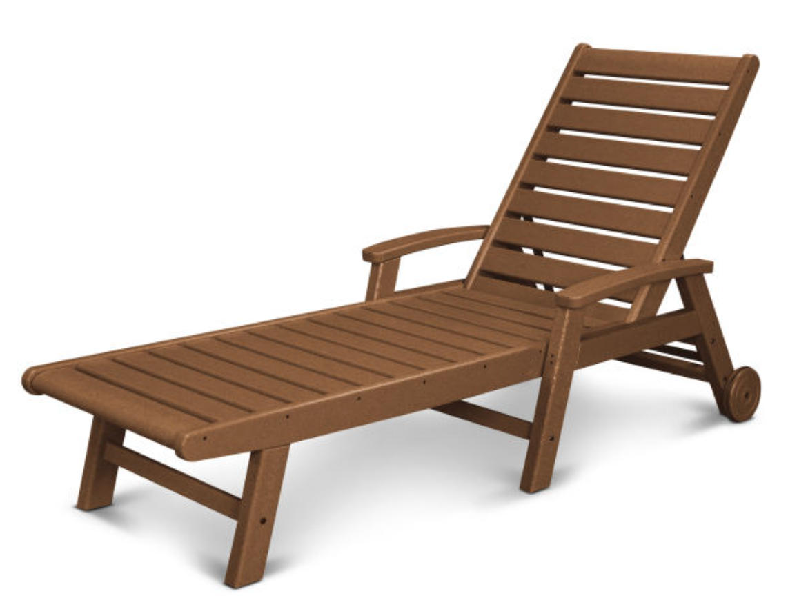 POLYWOOD® Signature Chaise with Wheels