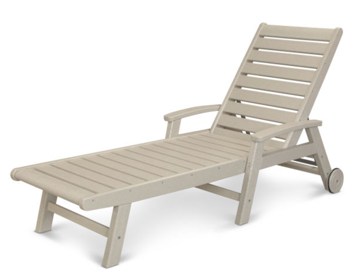 POLYWOOD® Signature Chaise with Wheels