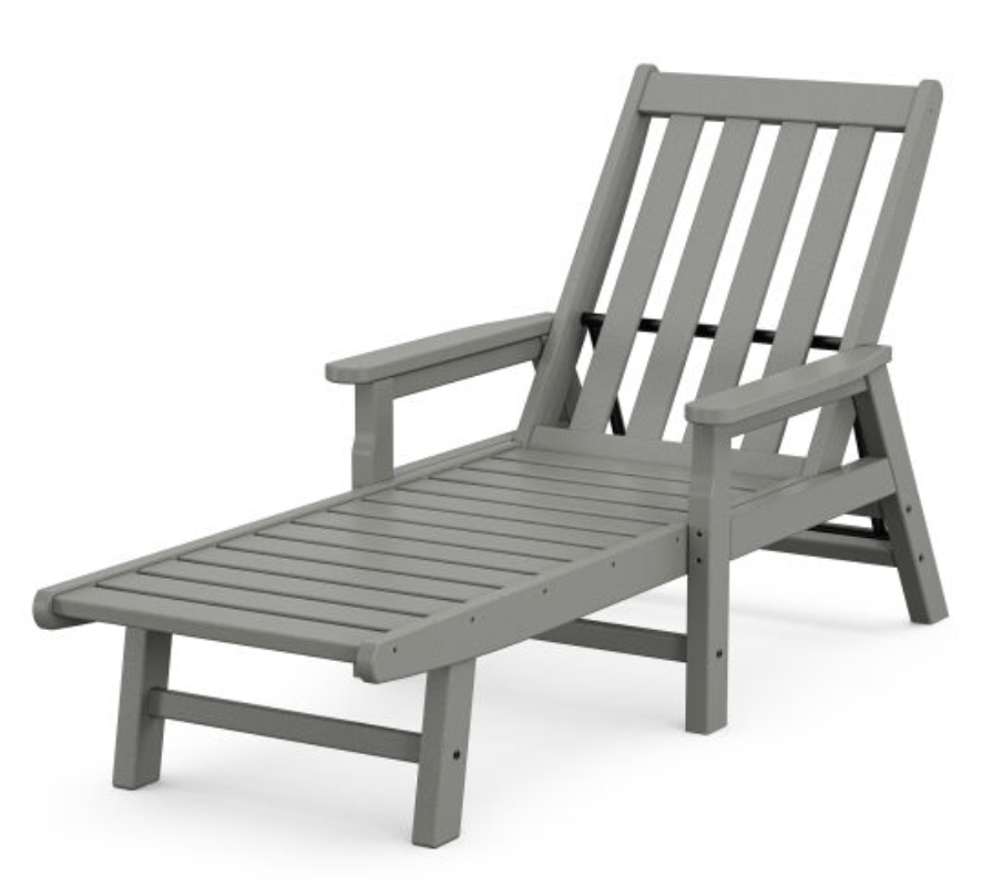 POLYWOOD® Vineyard Chaise with Arms