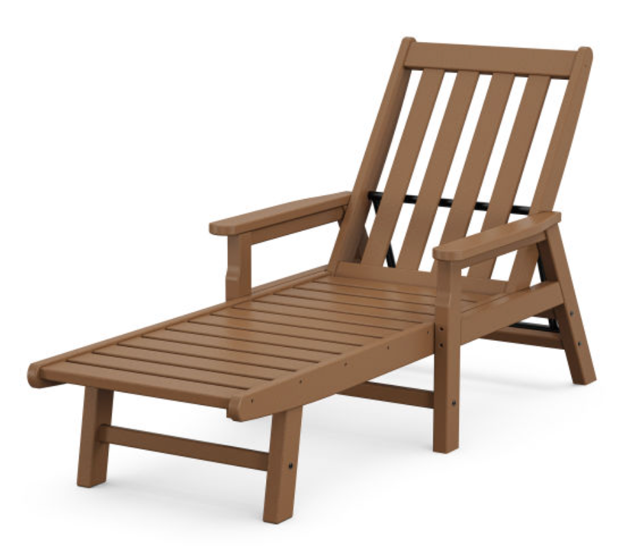 POLYWOOD® Vineyard Chaise with Arms