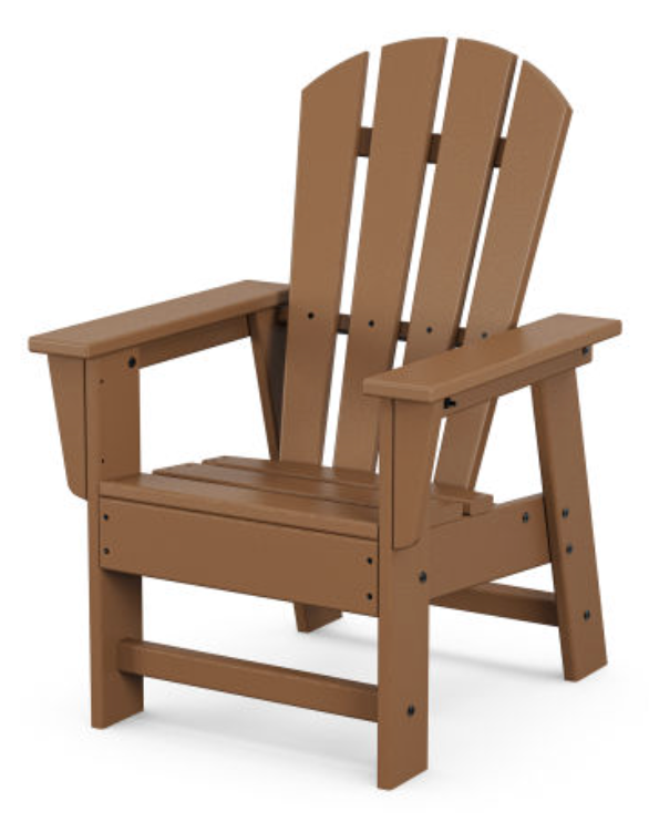 POLYWOOD Kids Adirondack Chair - Teak