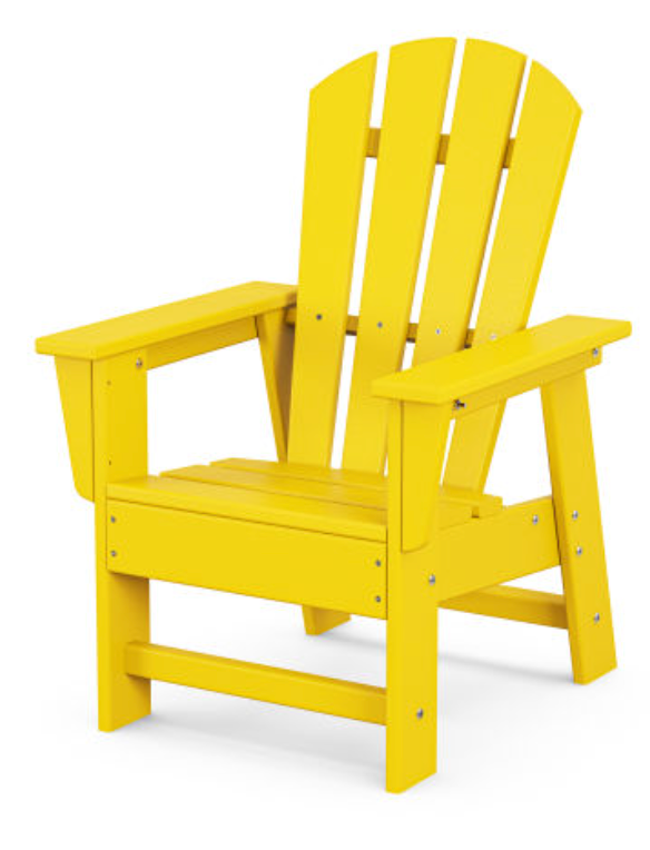 POLYWOOD Kids Adirondack Chair - Yellow