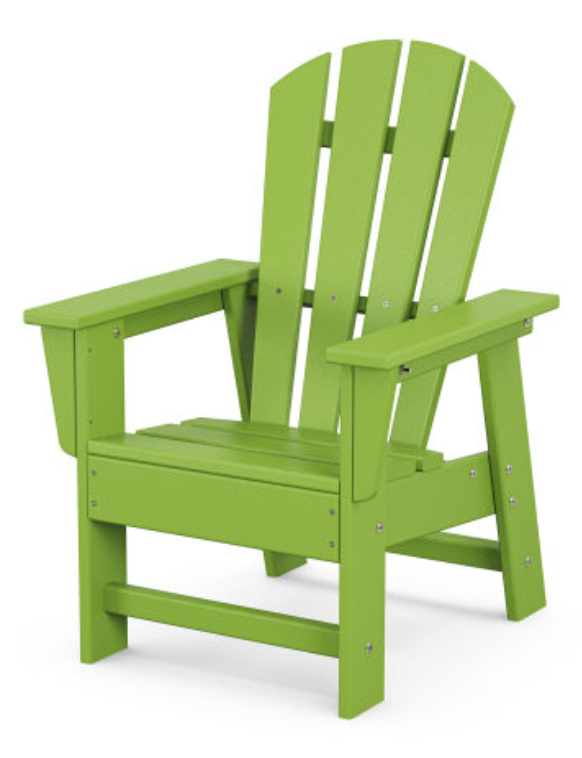 POLYWOOD Kids Adirondack Chair - Lime