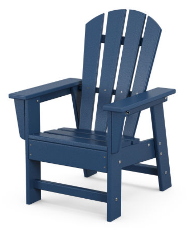 POLYWOOD Kids Adirondack Chair - Navy