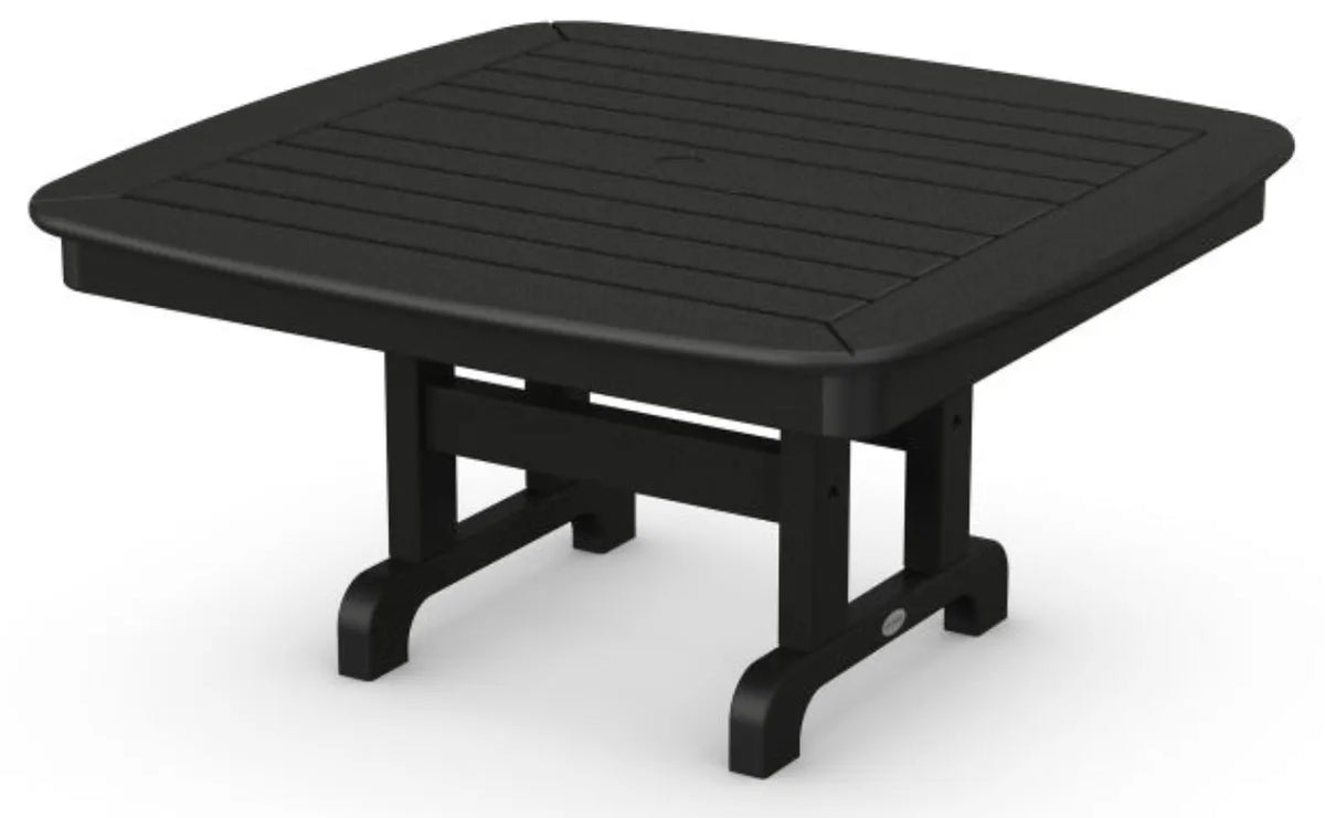 Polywood Polywood Table Black POLYWOOD® Nautical 37&quot; Conversation Table