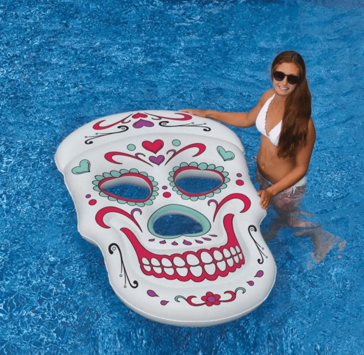 Swimline Pool Floats Sugarskull Float